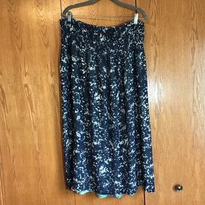 Reversible Floral/Paisley Skirt